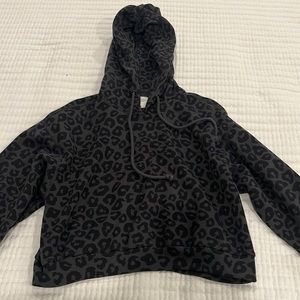 cheetah print hoodie